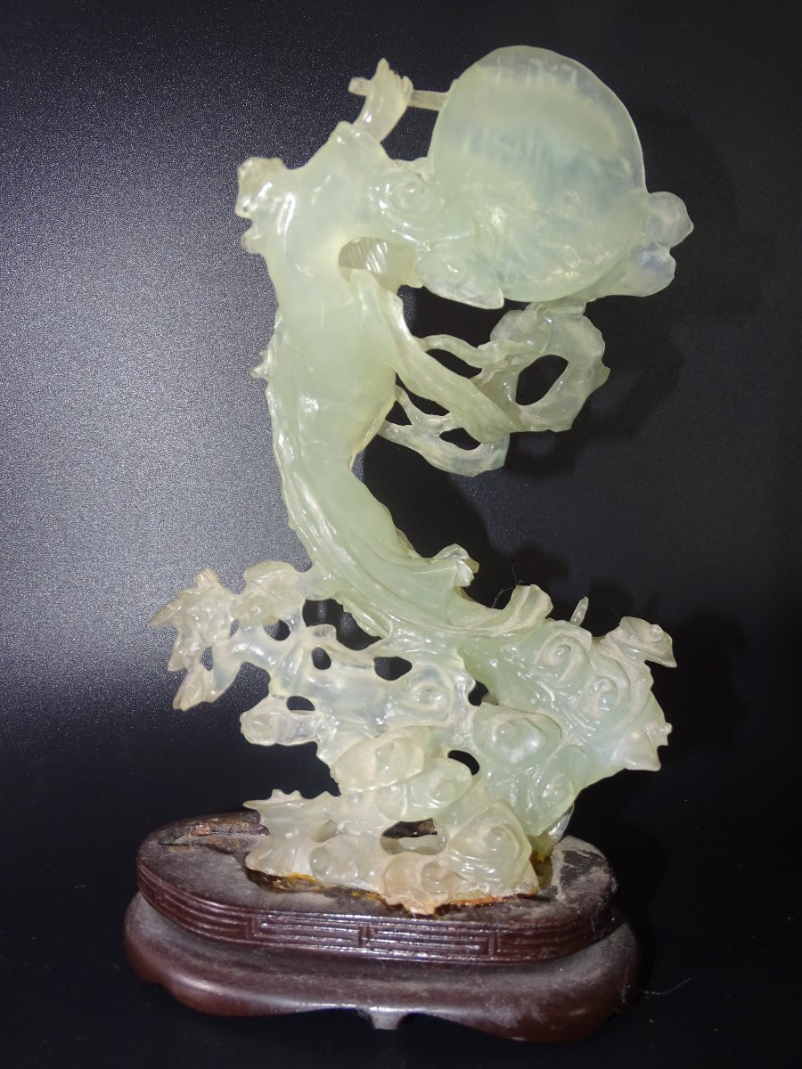 sculpture pierre dure, jade, XIXème, chine, asie, collection d'un amateur-photo-2