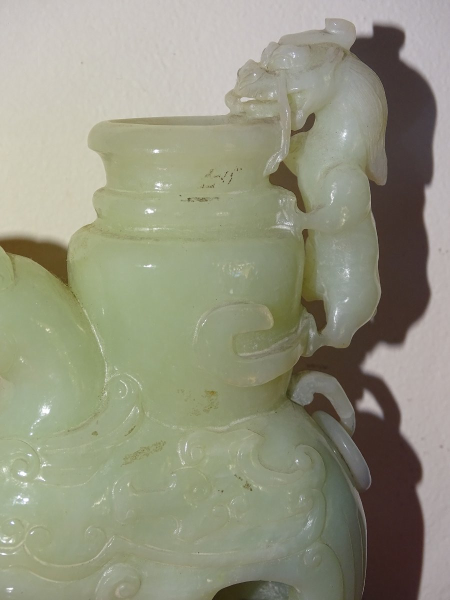 Hard Stone Sculpture, Jade, 19th Century, China, Asia, Amateur Collection-photo-2