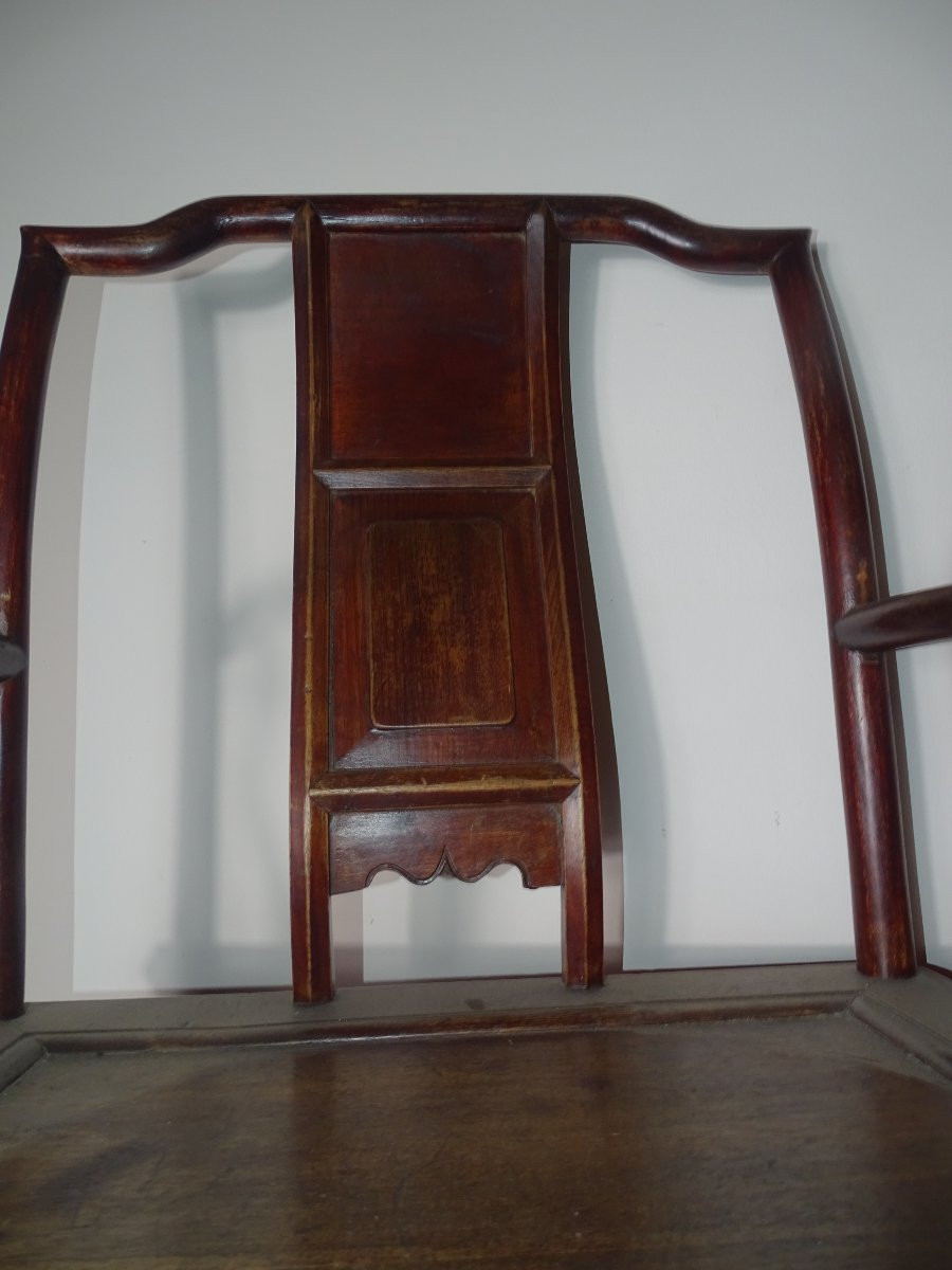 Paire de fauteuils chinois, époque XIXème-photo-3