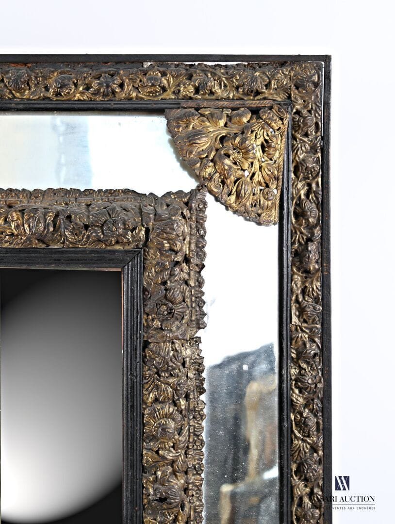 Louis XIV Mirror With Glazing Beads, 18th Century-photo-3