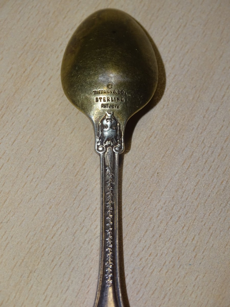 cuillère argent massif, TIFFANY & CO, 1878-photo-4