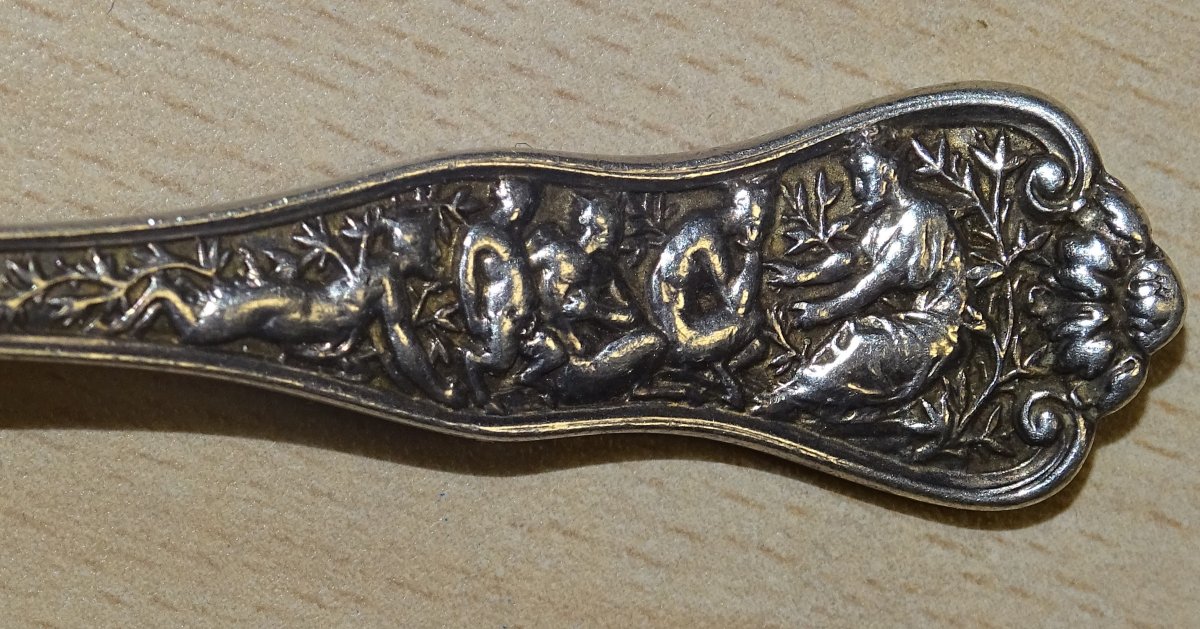 cuillère argent massif, TIFFANY & CO, 1878-photo-1
