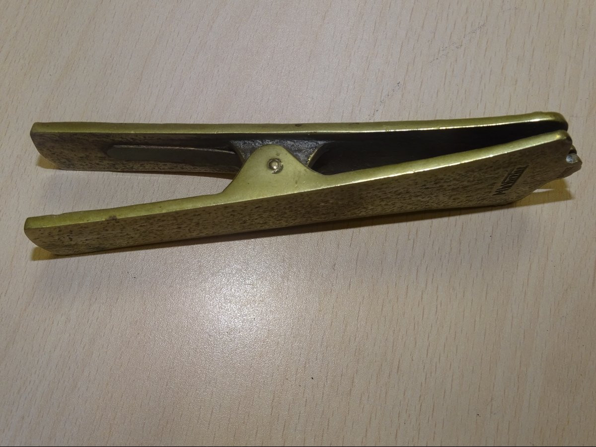 MAX LE VERRIER en BRONZE , ensemble de bureau a décor de chasse-photo-4