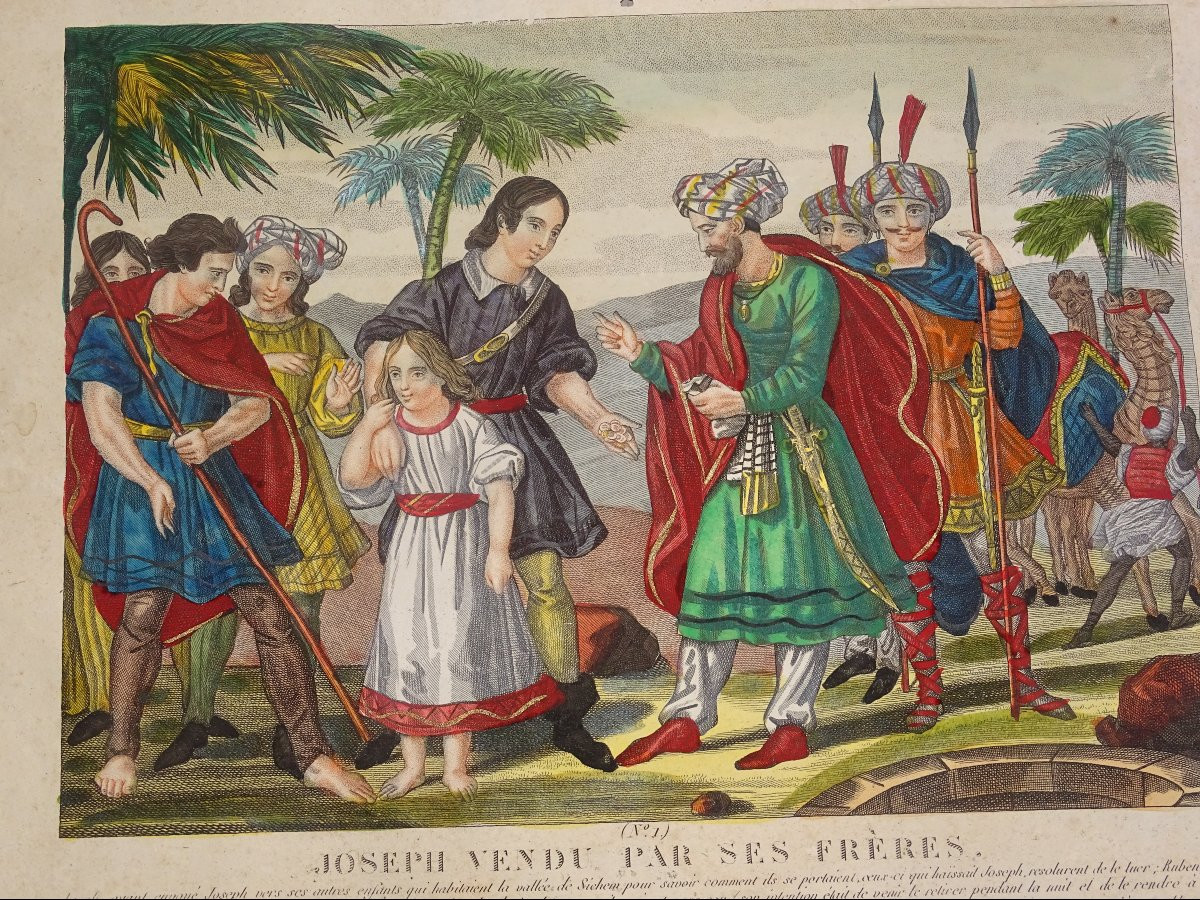 paire de gravures joseph en égypte, époque empire, XIXème-photo-1