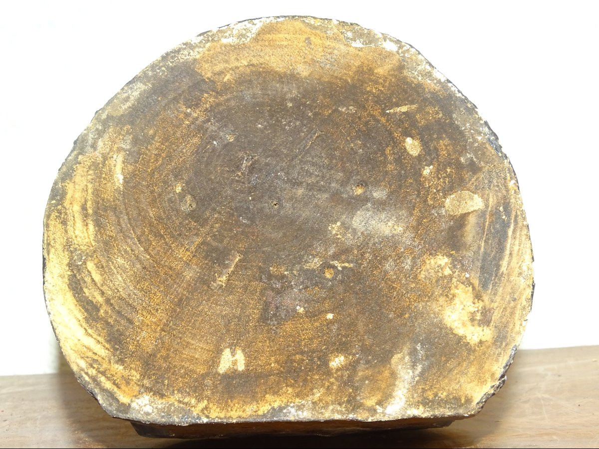 Gilded And Silver Wooden Statue Known As Maria Kannon, Japan 19th Century, Buddha.-photo-7