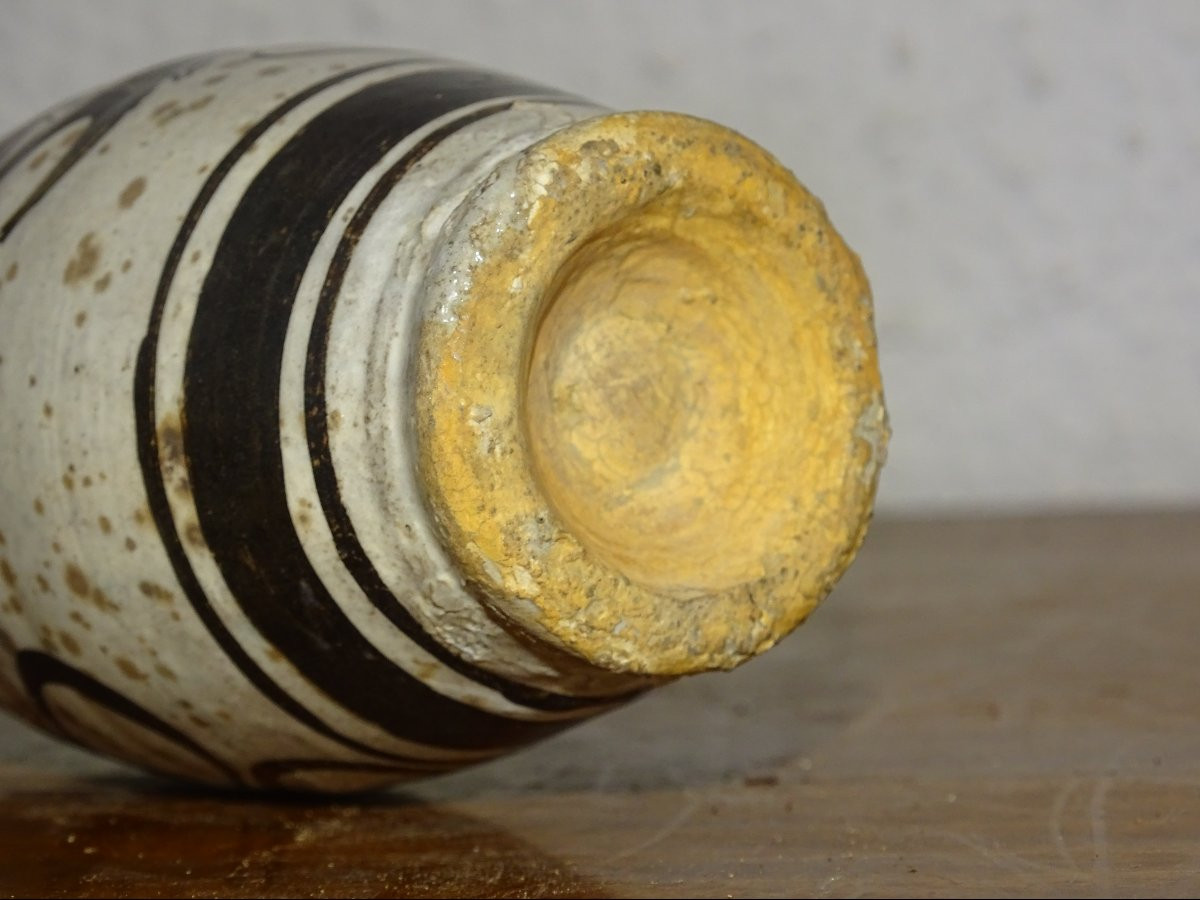 Vase en grès. Chine. Probablement dynastie Song du Sud. XIIIe siècle. Céramique T'zu Chou-photo-2