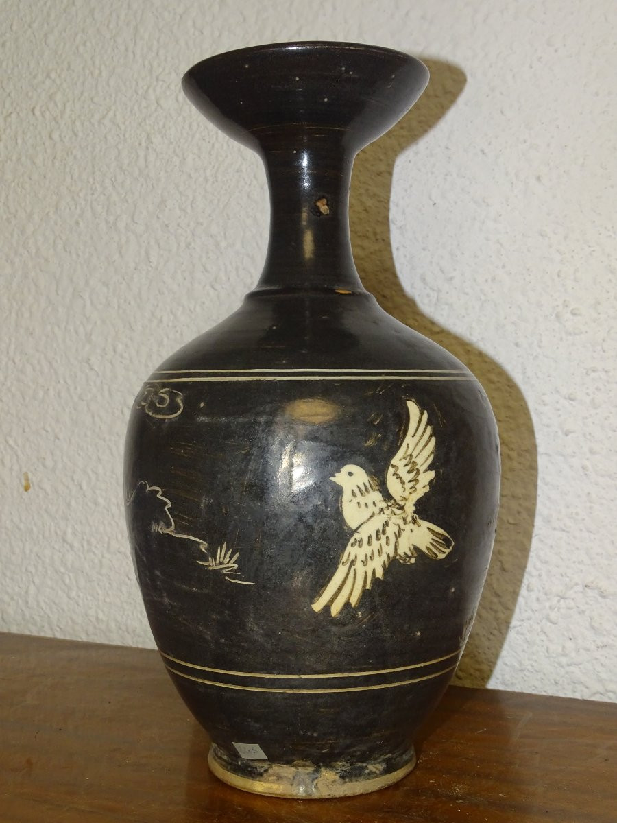 Vase sculpté Ji Zhou Yao de la dynastie Song  Xème-photo-3