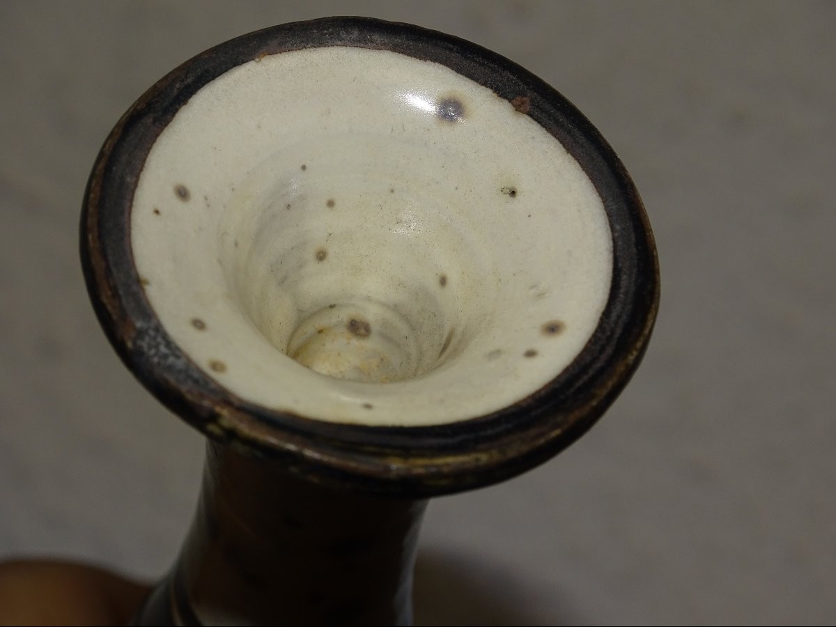 T'zu Chou Vase en grès. Chine. dynastie Song du Sud. XIIIe siècle. Céramique-photo-1