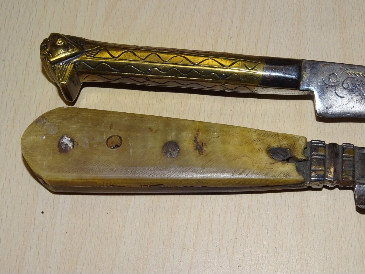 lot de 2 Flissa Sabre Kabyle du XIXeme-photo-2