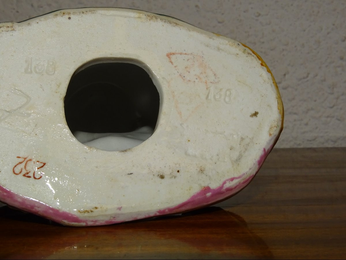 Laughing Buddha, Also Known As Milefo, Signed On The Underside, Chinese Porcelain, 15 Cm-photo-3