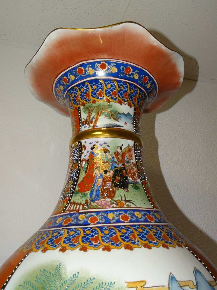 Impressive Imari Vase, Japan, 106 Cm, Perfect Condition-photo-4