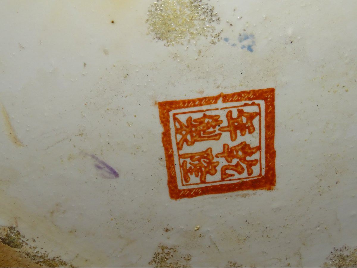 Impressive Canton Vase, 92 Cm, China, 19th Century, Perfect Condition-photo-6