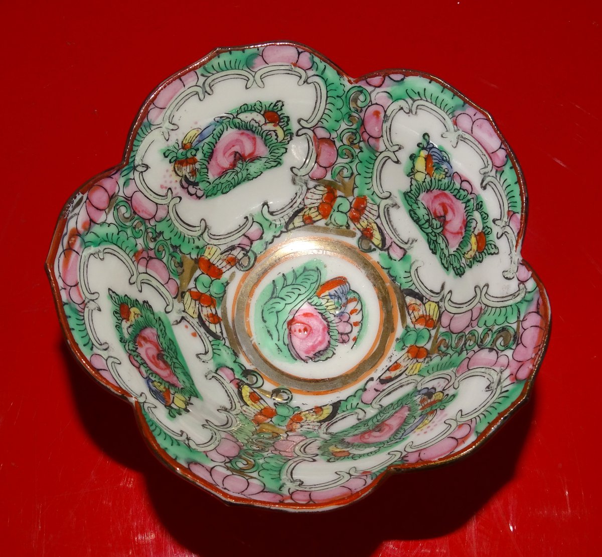 Canton Porcelain Bowl, Known As Famille Rose, Qianlong Emperor -photo-4