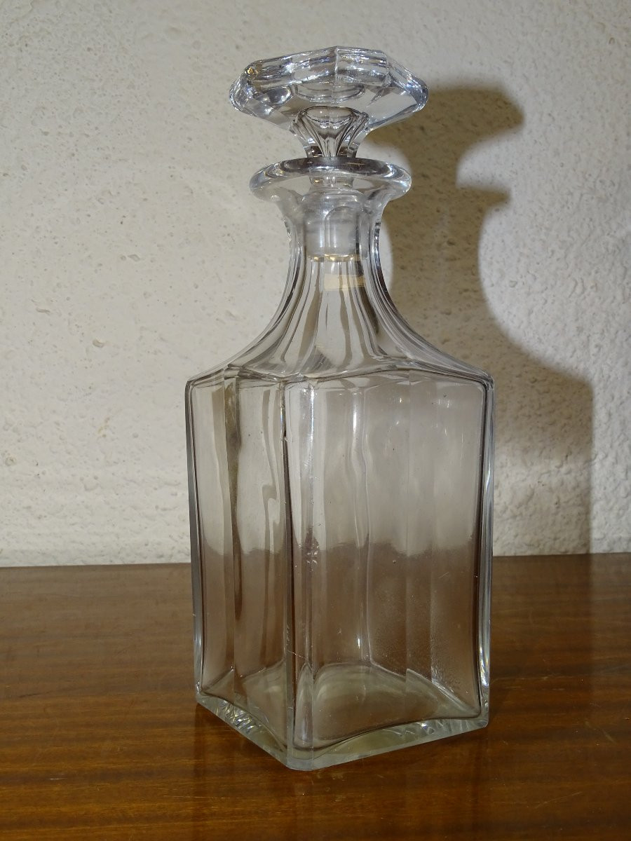Baccarat Harcourt Crystal Decanter/whiskey Bottle, Liquor Cabinet-photo-2