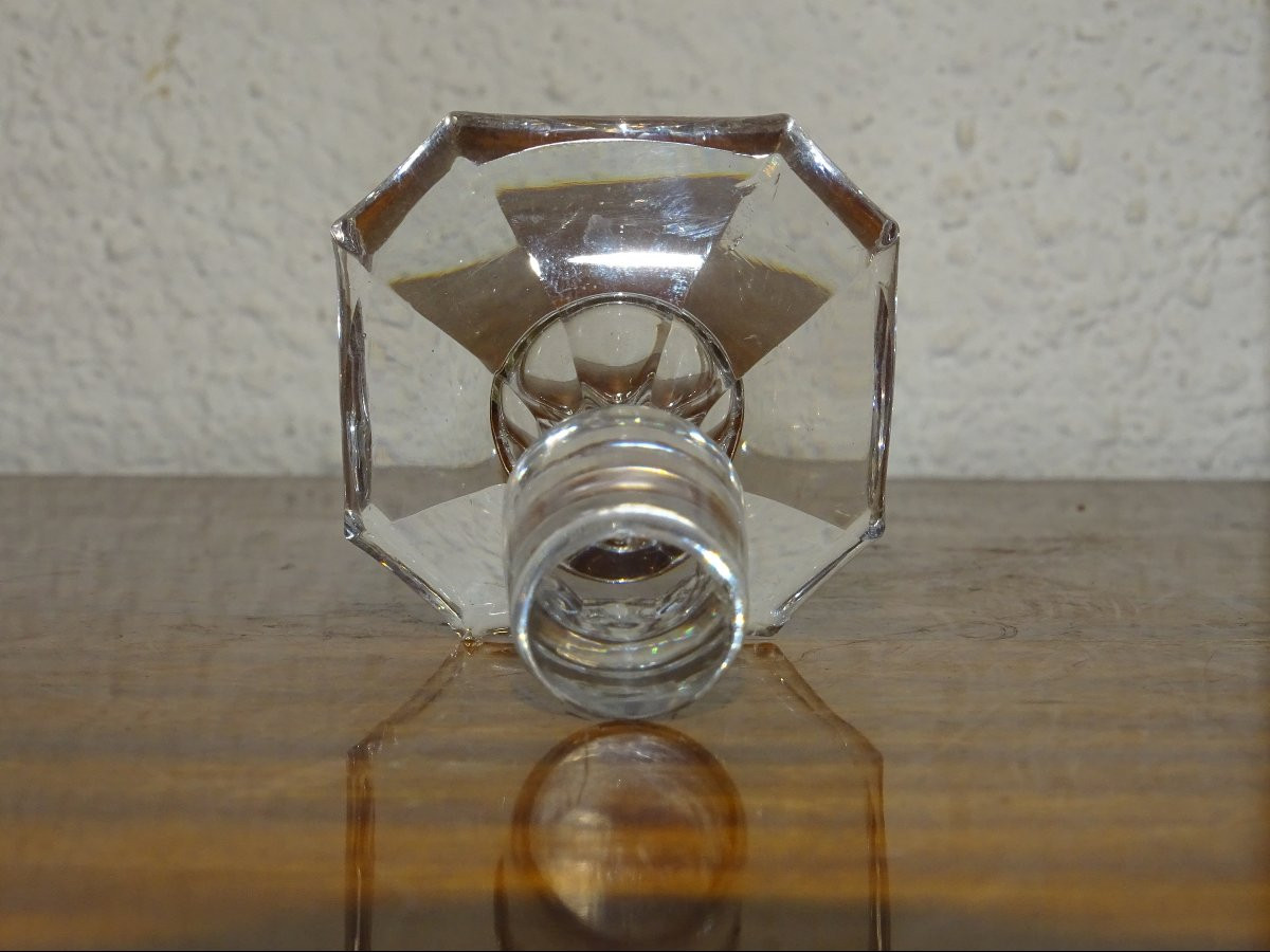Baccarat Harcourt Crystal Decanter/whiskey Bottle, Liquor Cabinet-photo-1