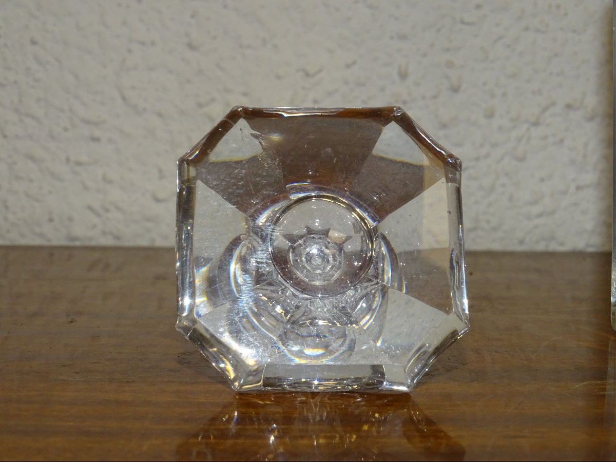 Baccarat Harcourt Crystal Decanter/whiskey Bottle, Liquor Cabinet-photo-2