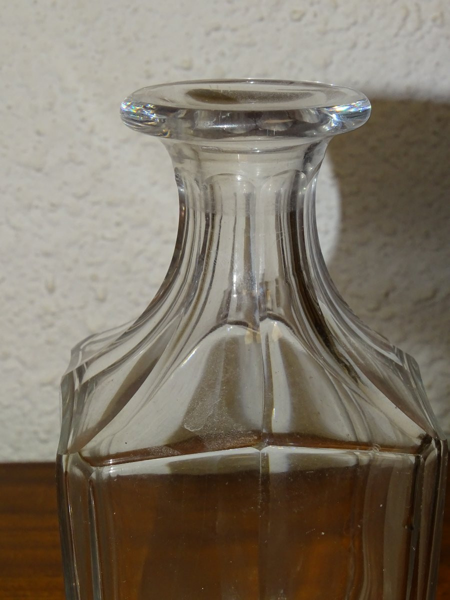 Baccarat Harcourt Crystal Decanter/whiskey Bottle, Liquor Cabinet-photo-3