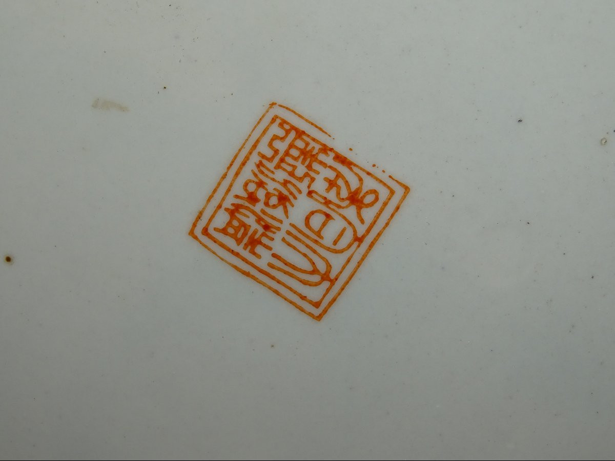 Pair Of Large Famille Rose Porcelain Vases, Qianlong Qing Dynasty, 1736-1795-photo-7