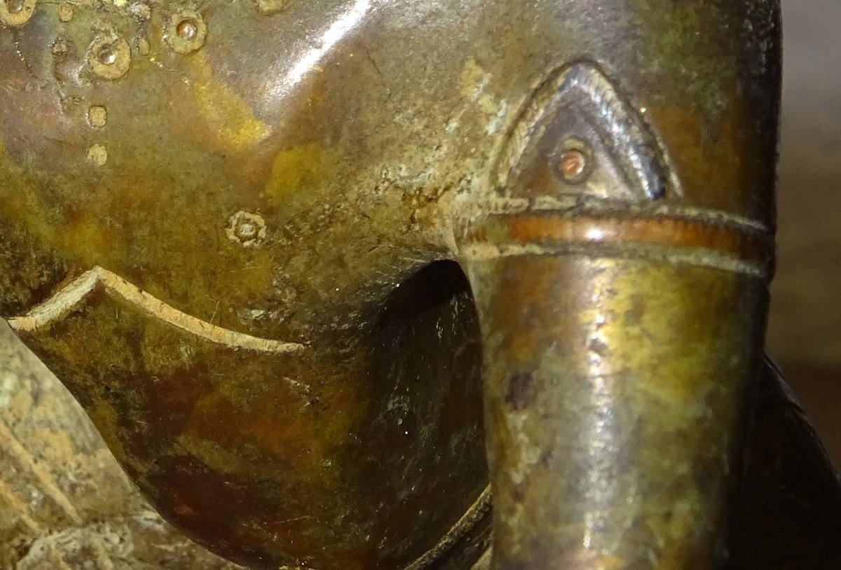 Bronze Of Balakrishna With Silver Inclusion, India, Orissa, 16th-17th Century, Double Signature-photo-3