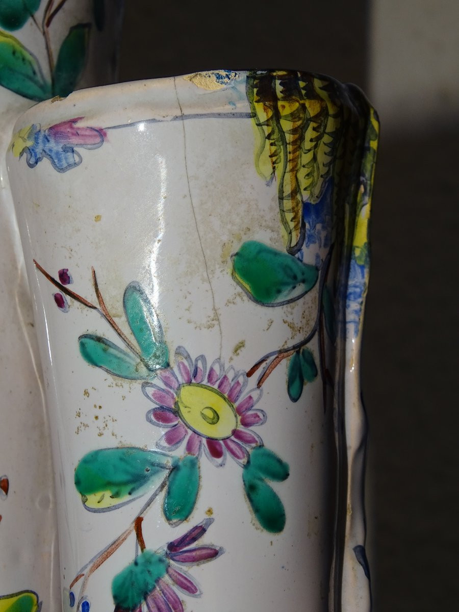 vase aux bambous gallé, signé saint clèment et G-photo-3