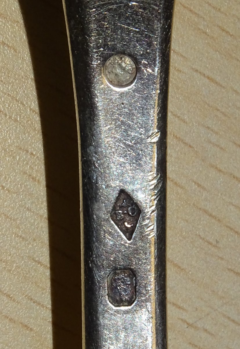 COUVERTS ARGENT MASSIF POINÇON VIEILLARD,PARIS CERES, B.CHENAILLER-photo-3