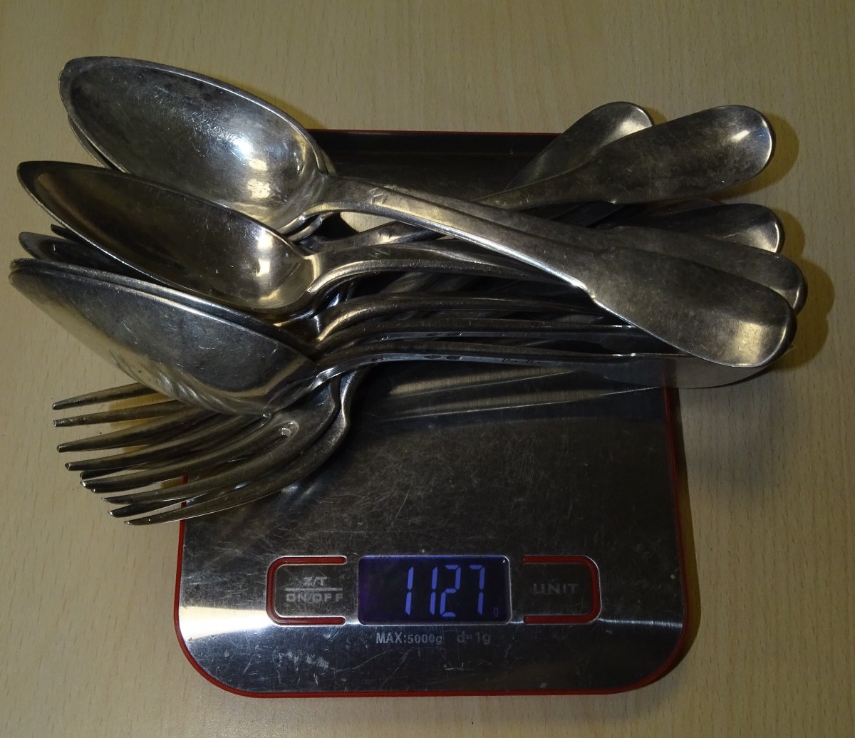 COUVERTS ARGENT MASSIF POINÇON VIEILLARD,PARIS CERES, B.CHENAILLER-photo-4