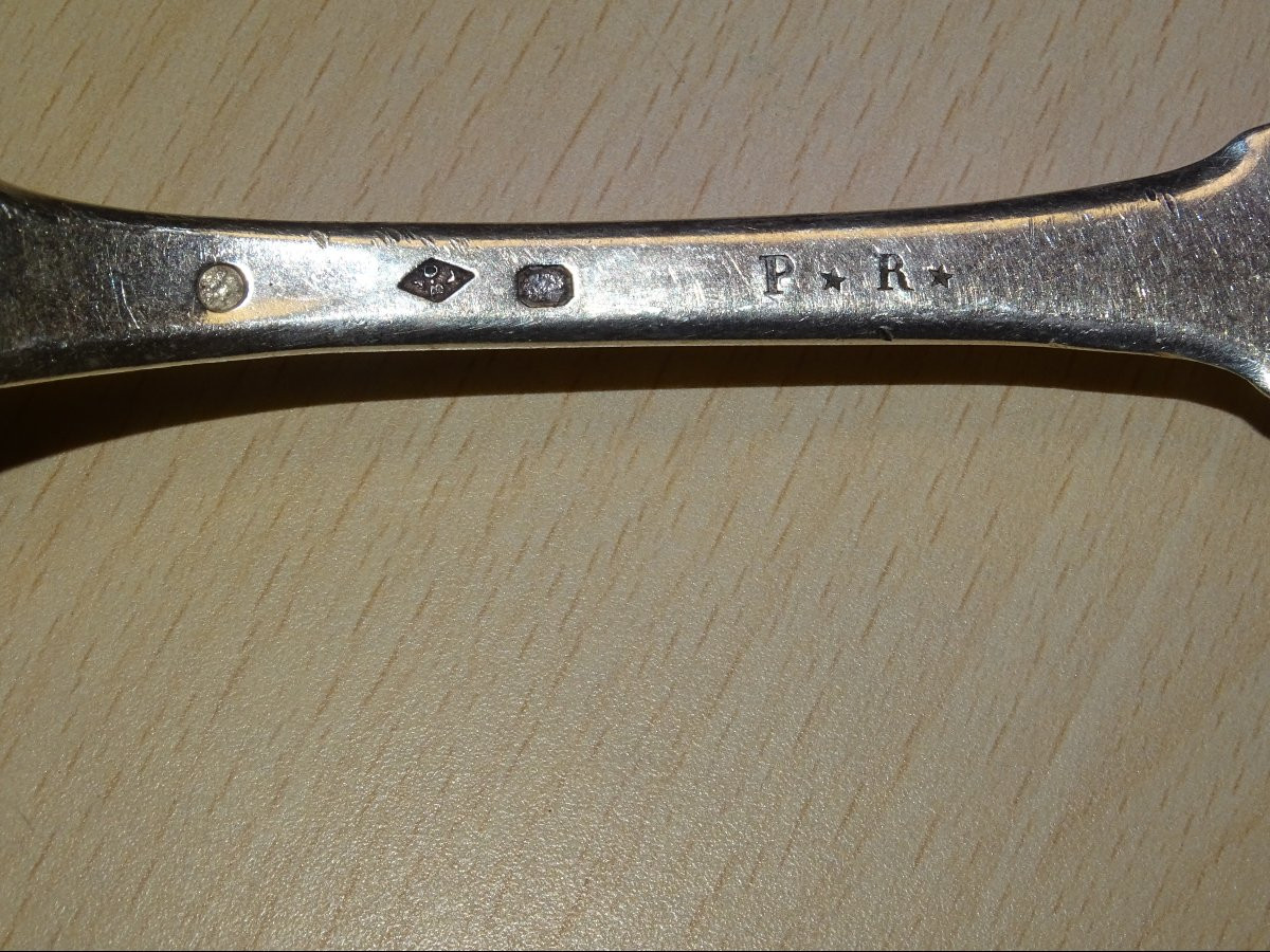 COUVERTS ARGENT MASSIF POINÇON VIEILLARD,PARIS CERES, B.CHENAILLER-photo-3