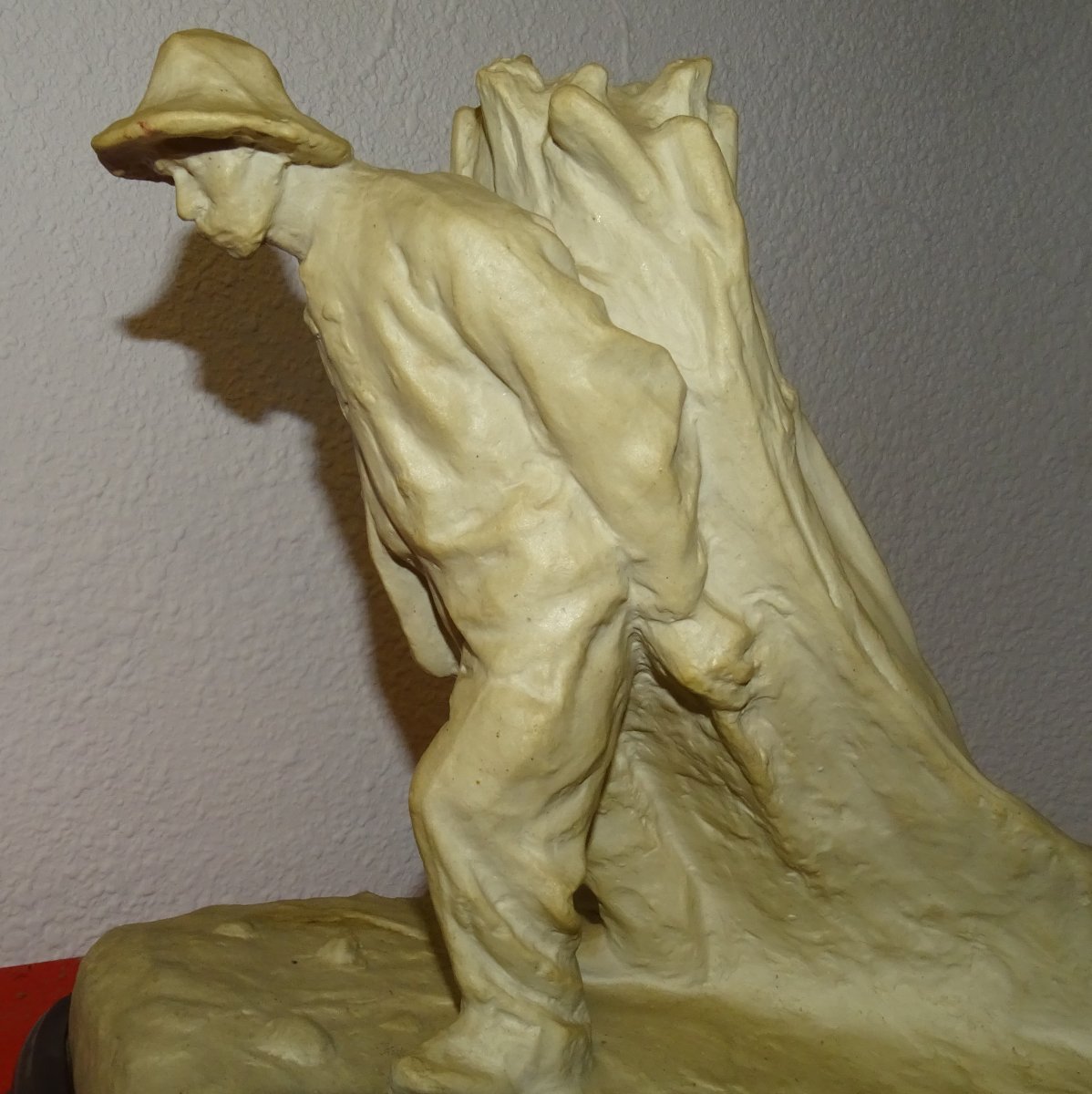 Gres Mougin signé Ernest Wittmann, l'homme aux fagots, debut XXème-photo-1