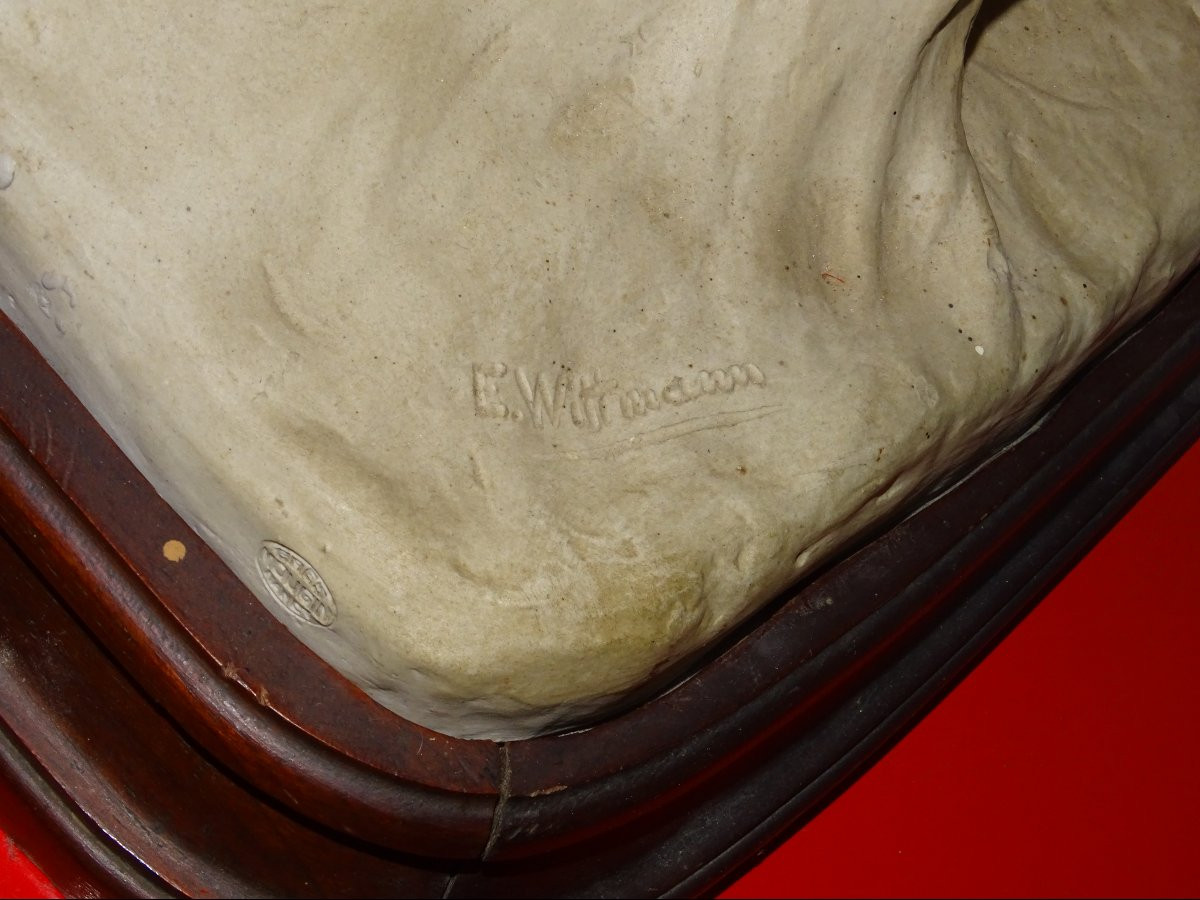 Gres Mougin signé Ernest Wittmann, l'homme aux fagots, debut XXème-photo-3