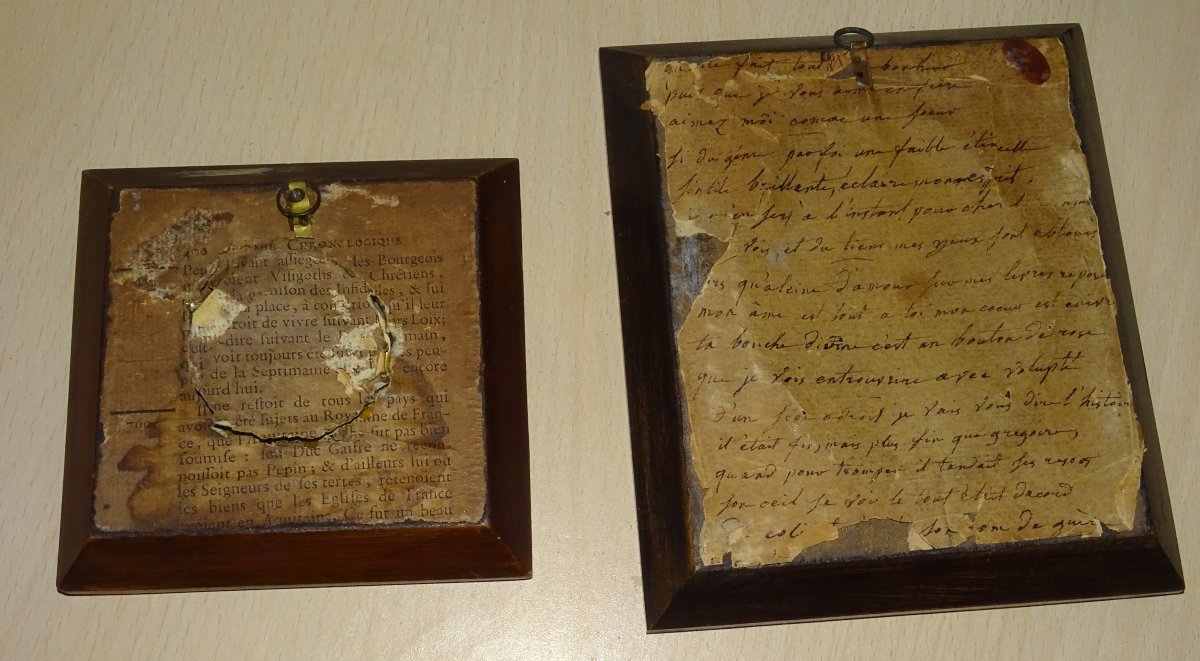 2 Miniatures On Ivory From The 19th Century, Fragonard, A.servigne-photo-4