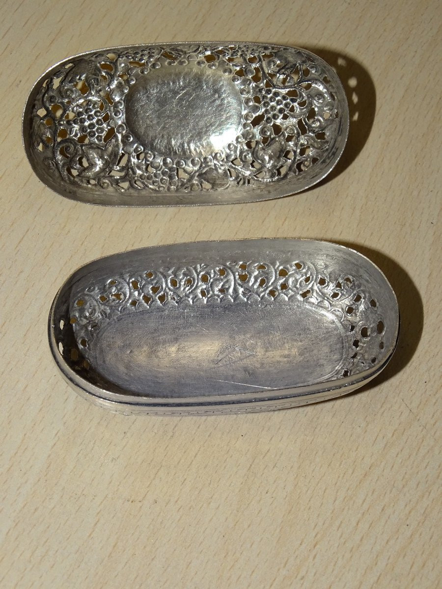 Boite a encens En Argent et pierre dure, Asie Du Sud Est, Début Du XXeme -photo-4