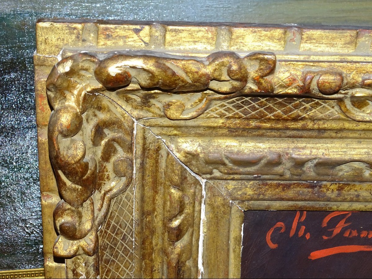 Charles Fantini 1851 Portrait De Femme Ecole Française Du XIXème Siècle Huile/toile-photo-1