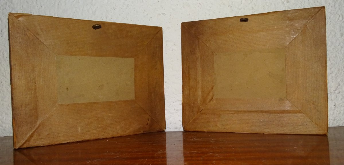 Pair Of 18th Century Coromandel Panels, Louis XVI Gilded Frames-photo-8