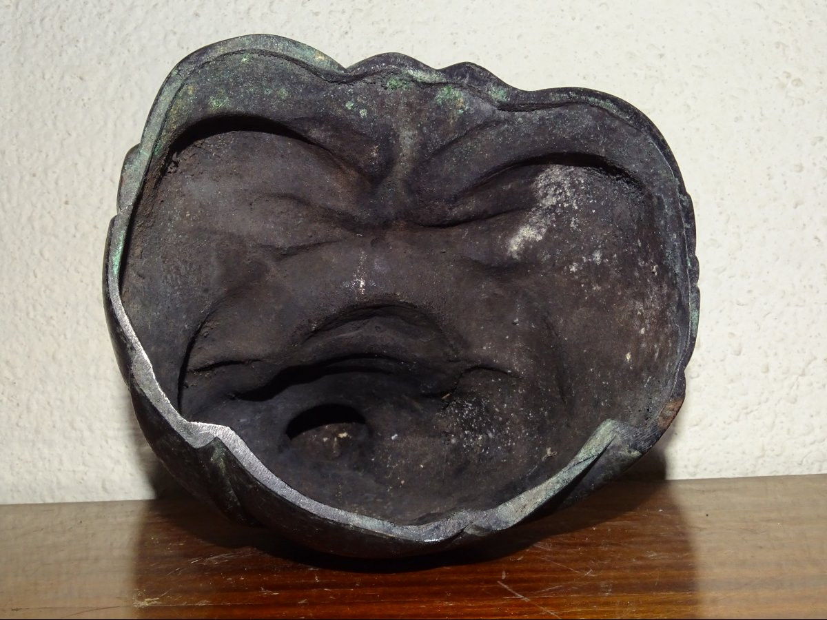 bouddha bronze position assis du XIXème-photo-3