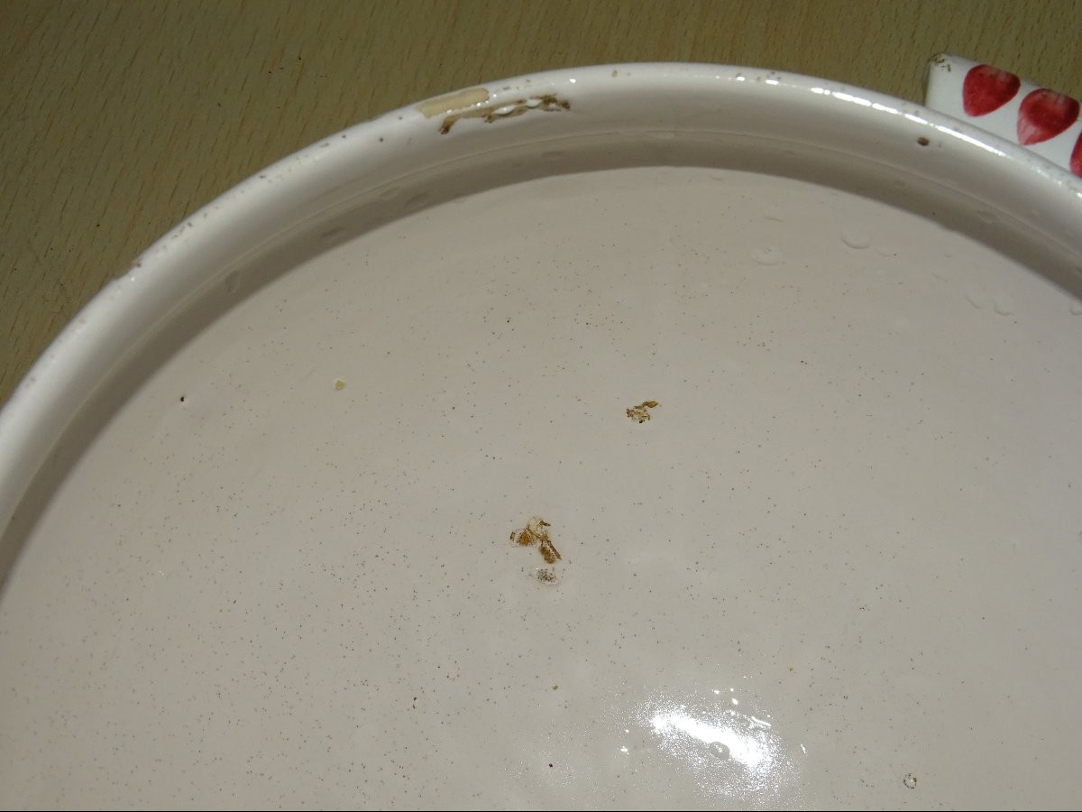 Antique Earthenware Tureen, Lunéville, Les Islettes 19th Century-photo-3