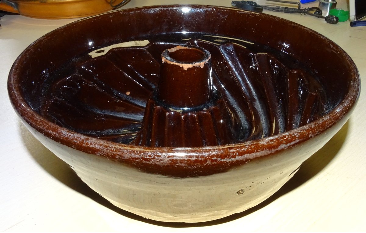 Old Kouglof Mold, Alsace 19th Century-photo-3