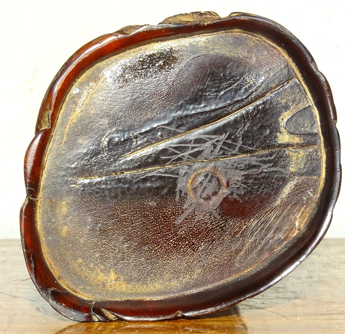 Shoulao Horn Sculpture, China, 19th Century-photo-1