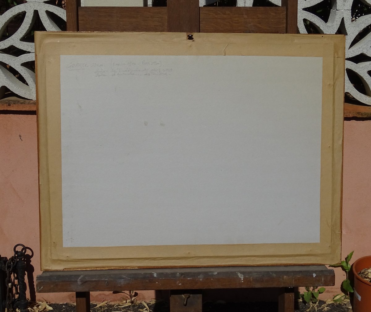 Zina GAUTHIER (1890/99-1936), notre dame de paris, aquarelle, artiste russe-photo-1