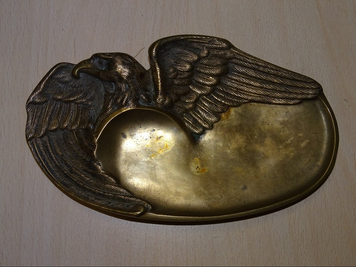 Vide poche, l'Aigle modèle de FRECOURT en Bronze-photo-2