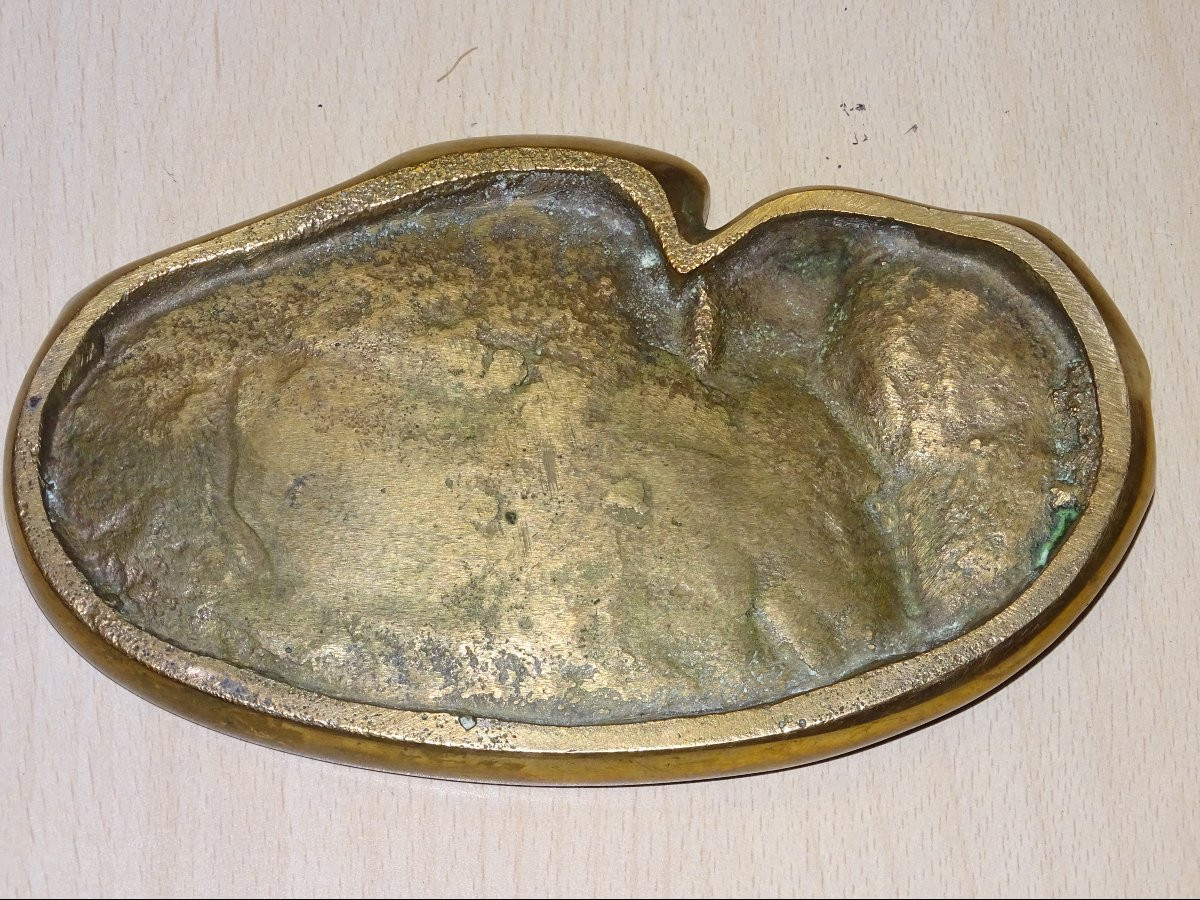 Vide poche, l'Aigle modèle de FRECOURT en Bronze-photo-3