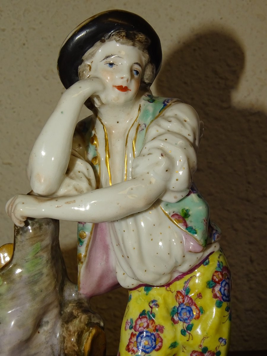 paire de bouquetières de jacob petit, porcelaine émaillée, XIXème-photo-1