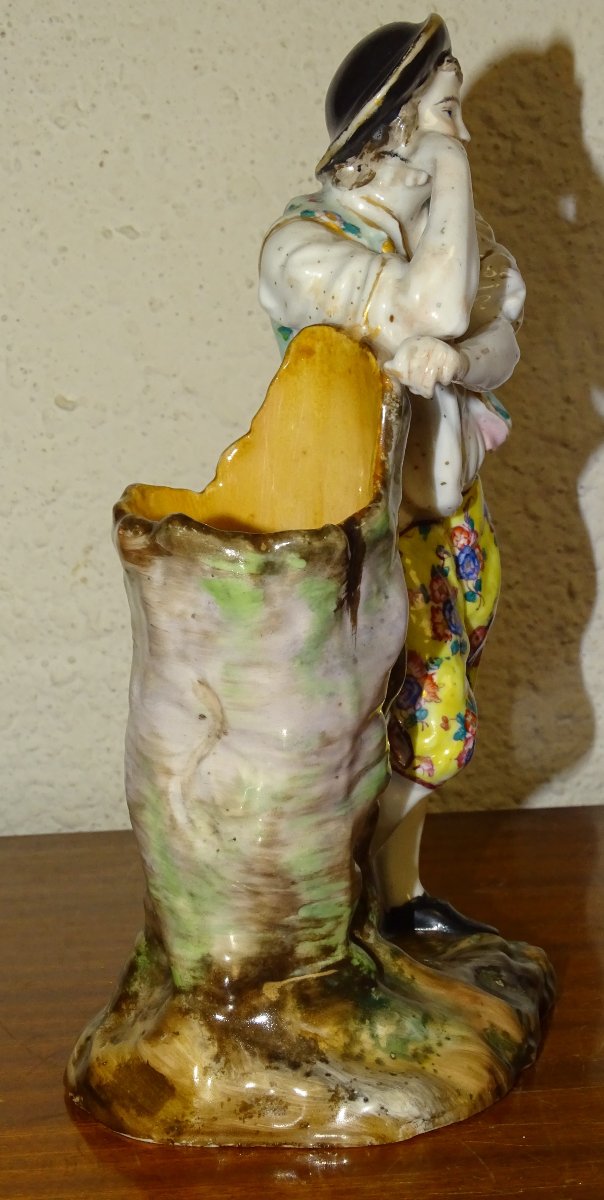 paire de bouquetières de jacob petit, porcelaine émaillée, XIXème-photo-2