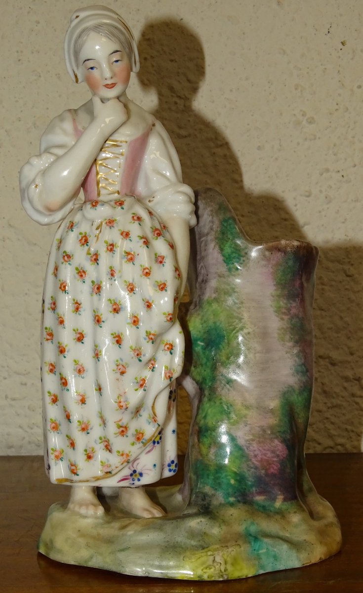 paire de bouquetières de jacob petit, porcelaine émaillée, XIXème-photo-5