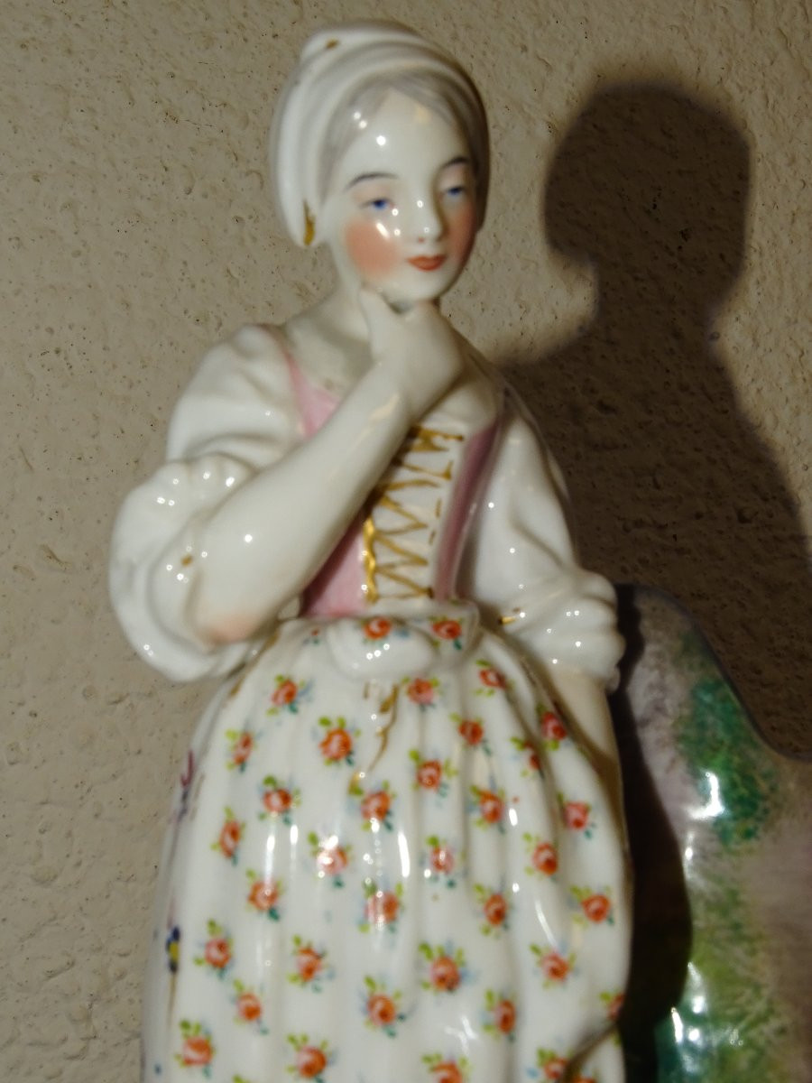 paire de bouquetières de jacob petit, porcelaine émaillée, XIXème-photo-6
