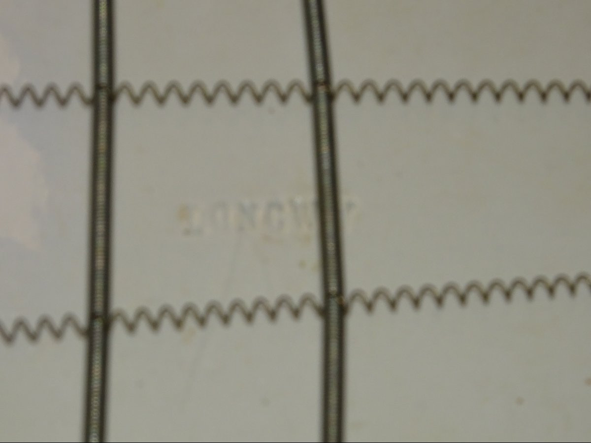 plaque en faience de longwy peinte a decor de parc animé-photo-4
