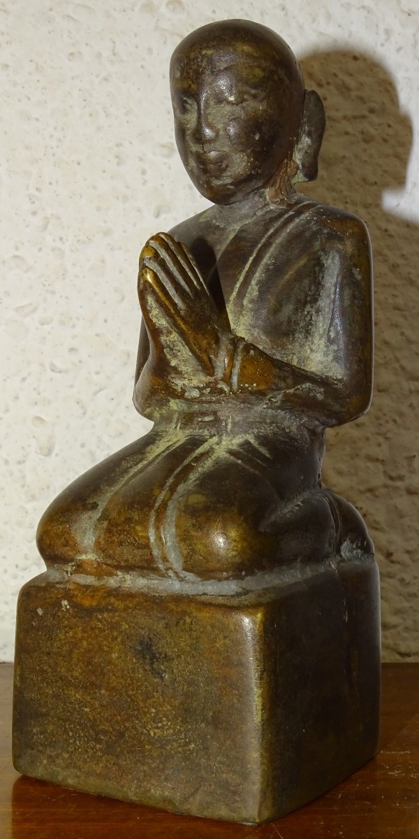 Bronze Moggallana Adorant, Burma, 18th Century