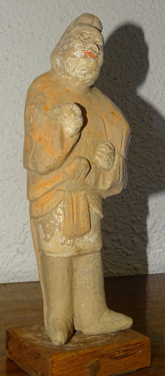 Tang, Antique Terracotta Sculpture, 18th Century Or Earlier, China-photo-2