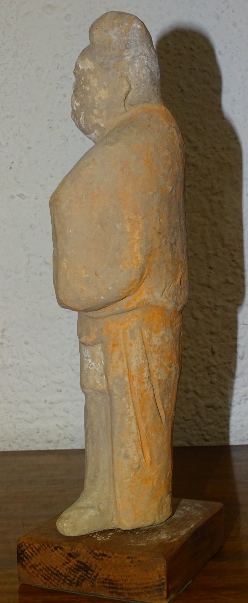Tang, Antique Terracotta Sculpture, 18th Century Or Earlier, China-photo-3