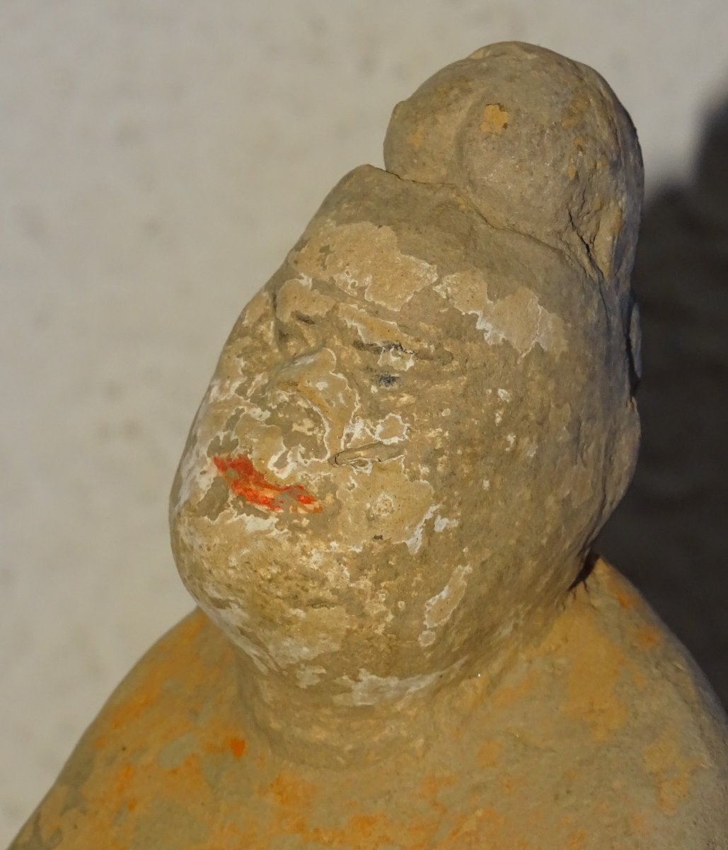 Tang, Antique Terracotta Sculpture, 18th Century Or Earlier, China-photo-2