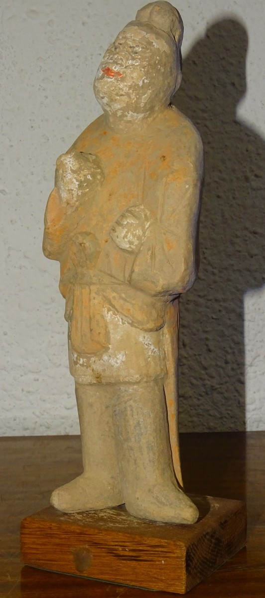 Tang, Antique Terracotta Sculpture, 18th Century Or Earlier, China